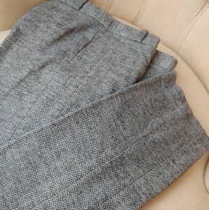 LOFT wool herringbone dress pant